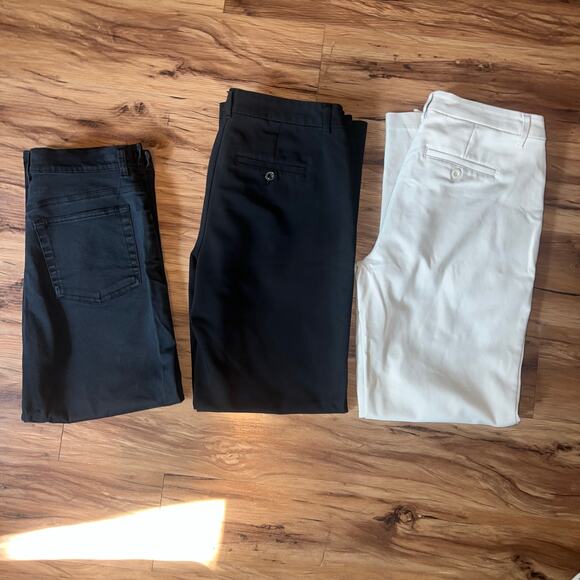 Bundle of 3 Christopher and Banks Dress Pants Jeans Lot Size 6 Black White - Picture 1 of 16